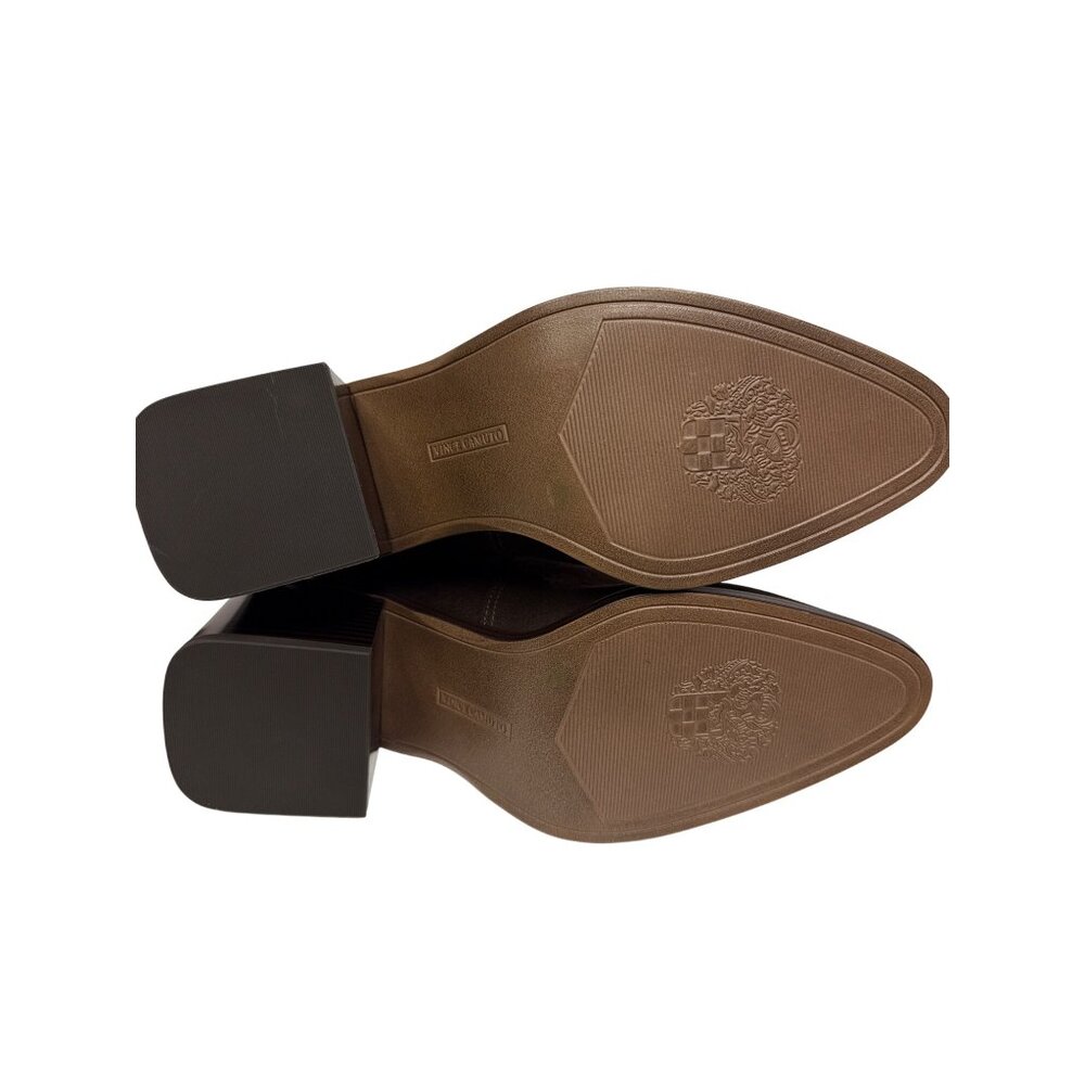 Vince Camuto Kortimy Women's Boots Water Repellent Mid Shaft Rootbeer Brown 9 9W - Picture 8 of 11